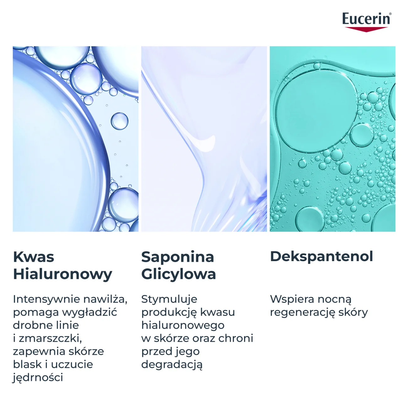Eucerin Hyaluron-Filler przeciwzmarszczkowy krem na noc do każdego typu skóry REFILL, 50 ml