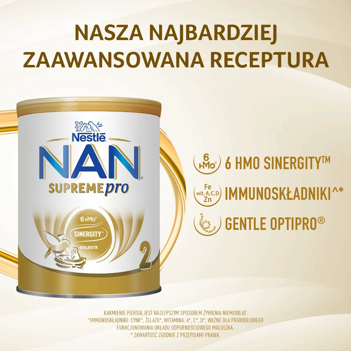 Nan Supreme 2 HM-0, mleko w proszku, 800 g