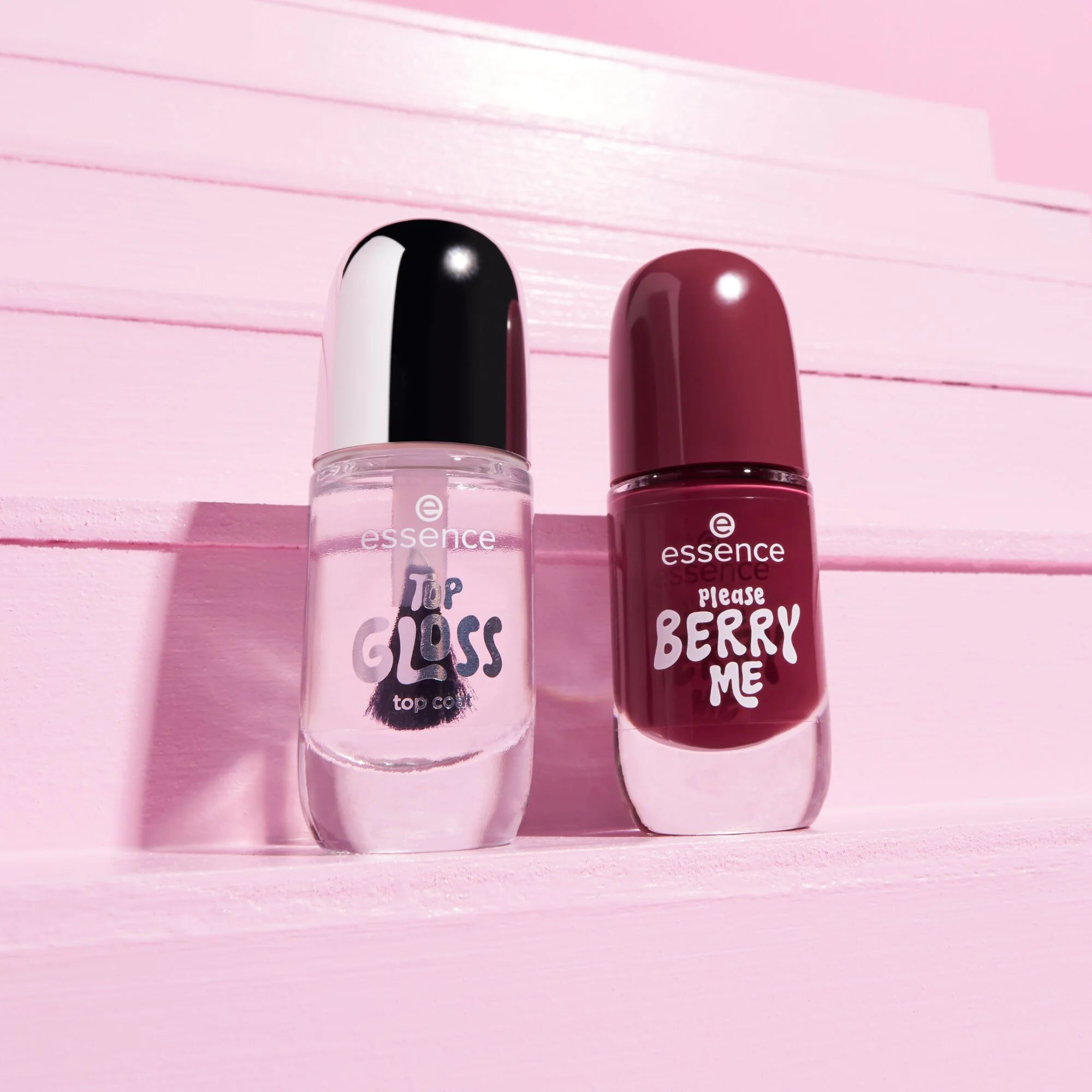 Essence Gel Nail Polish lakier do paznokci 01 Gloss 'N' Roll, 8 ml