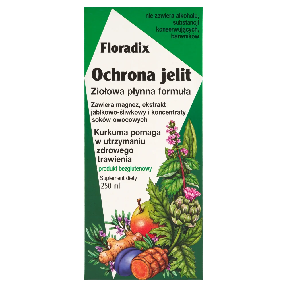 Floradix Ochrona Jelit suplement diety, 250 ml