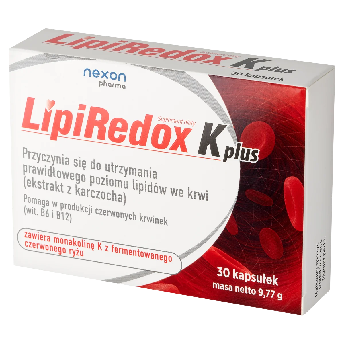 Lipiredox K plus 30 kapsułek
