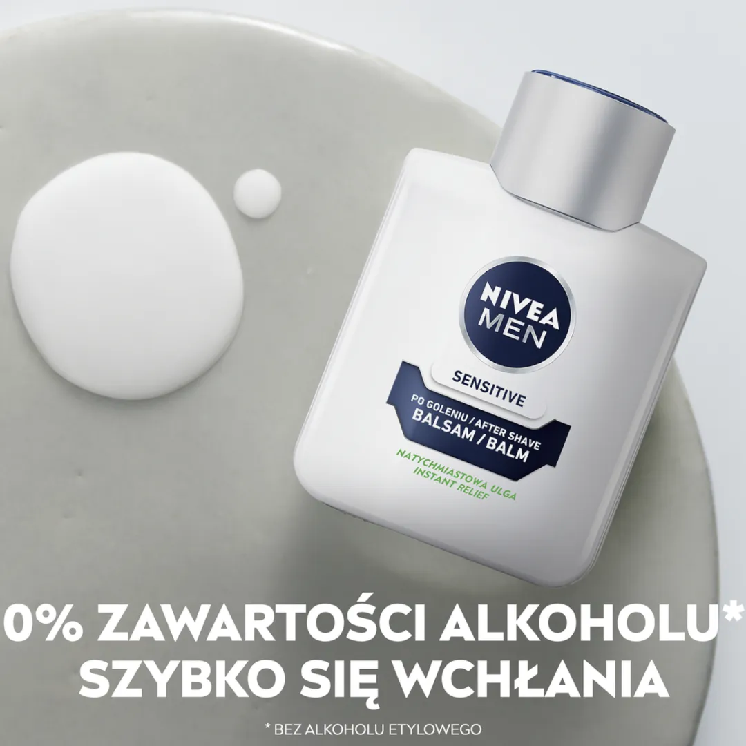 Nivea Men Sensitive Łagodzący balsam po goleniu, 100 ml 