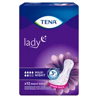 Tena Lady Maxi Night, wkładki anatomiczne, 12 sztuk