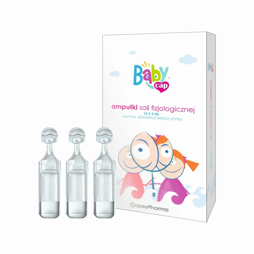 Babycap ampułki soli fizjologicznej, 10 x 5 ml