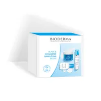 Bioderma Hydrabio XMASS 2022 zestaw dermokosmetyków: serum + krem nawilżający + płyn micelarny, 40 ml + 50 ml + 100 ml