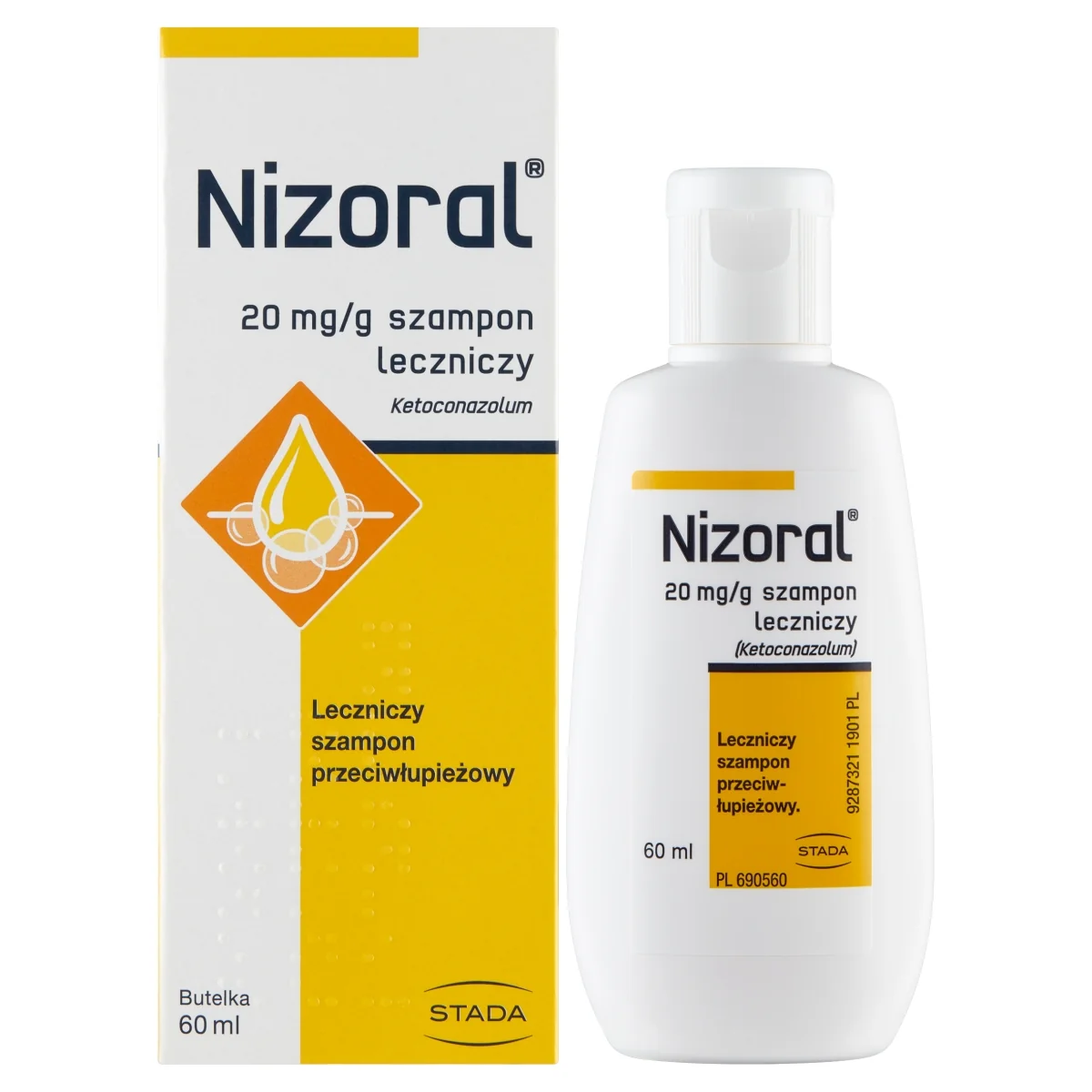 Nizoral szampon leczniczy, 60 ml