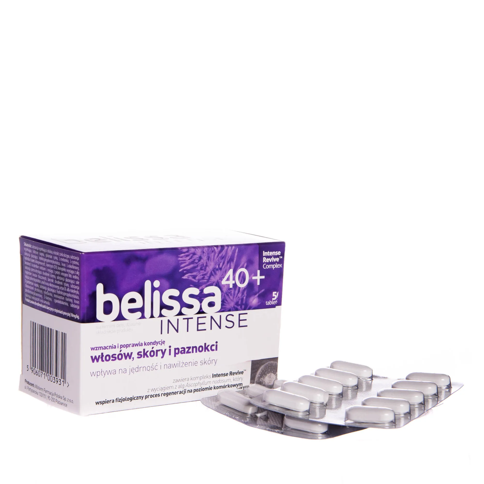 Belissa 40 + intense, suplement diety, 50 tabelka 