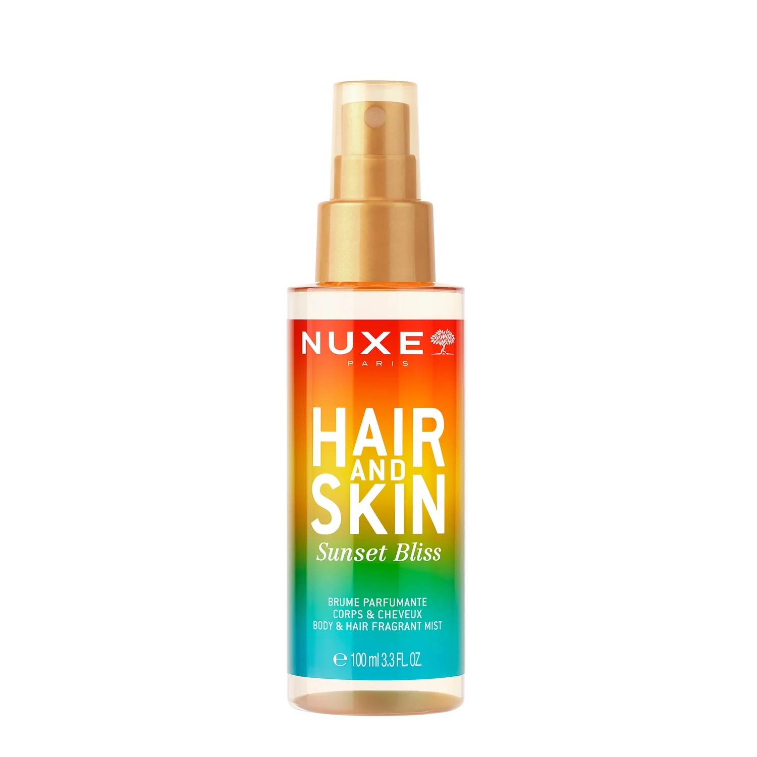 Nuxe Hair & Skin nawilżająca mgiełka do ciała i włosów Sunset Bliss, 100 ml