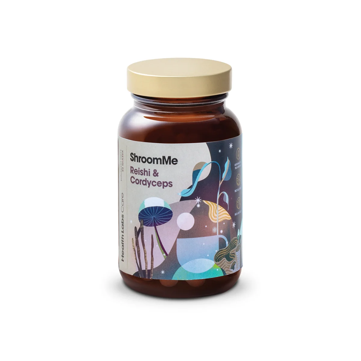Health Labs ShroomMe Reishi & Cordyceps proszek, 45 g