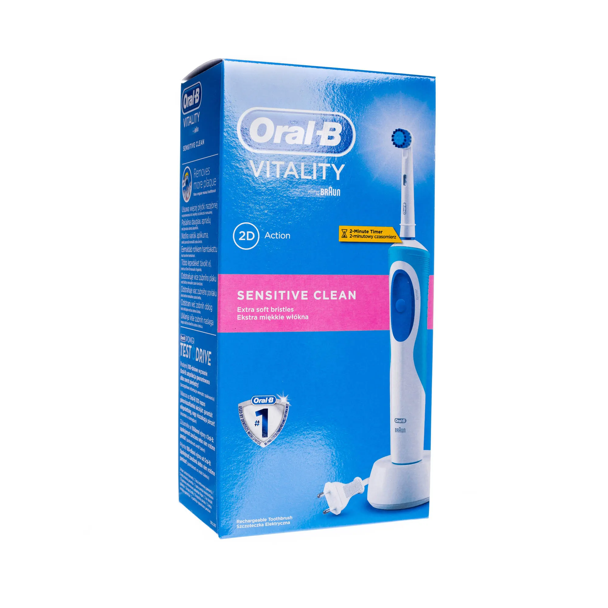 Oral-B Vitality - elektryczna szczoteczka do zębów o ekstra miękkich włóknach 