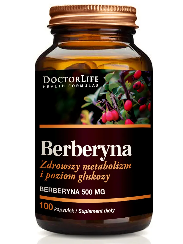 Doctor Life Berberine, suplement diety, 100 kapsułek