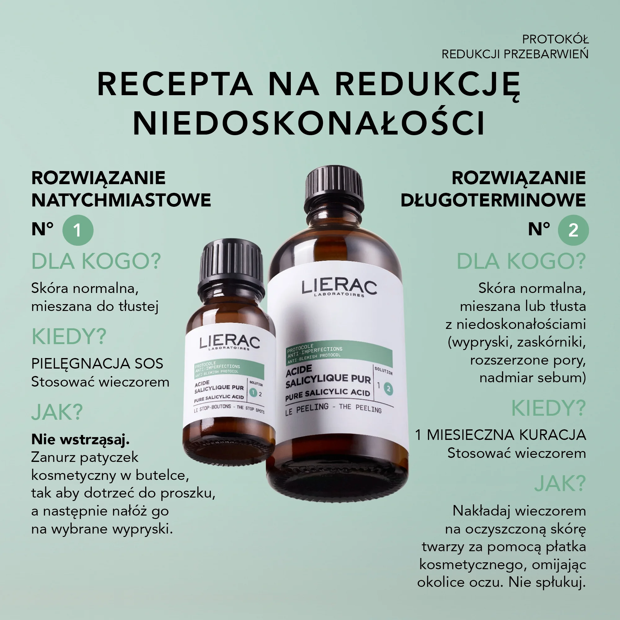 Lierac Protocole Redukcja niedoskonałości koncentrat na wypryski, 15 ml