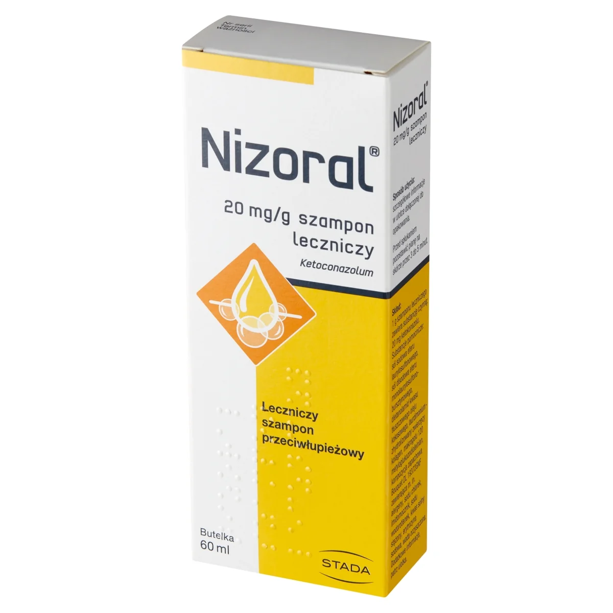Nizoral szampon leczniczy, 60 ml