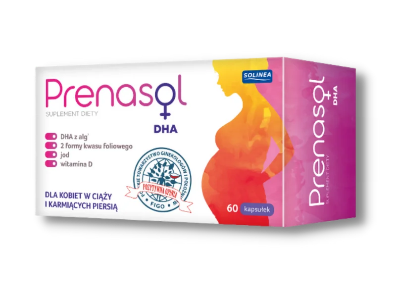 Prenasol DHA suplement diety, 60 kapsułek