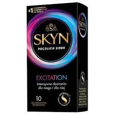 SKYN Excitation nielateksowe prezerwatywy, 10 szt.
