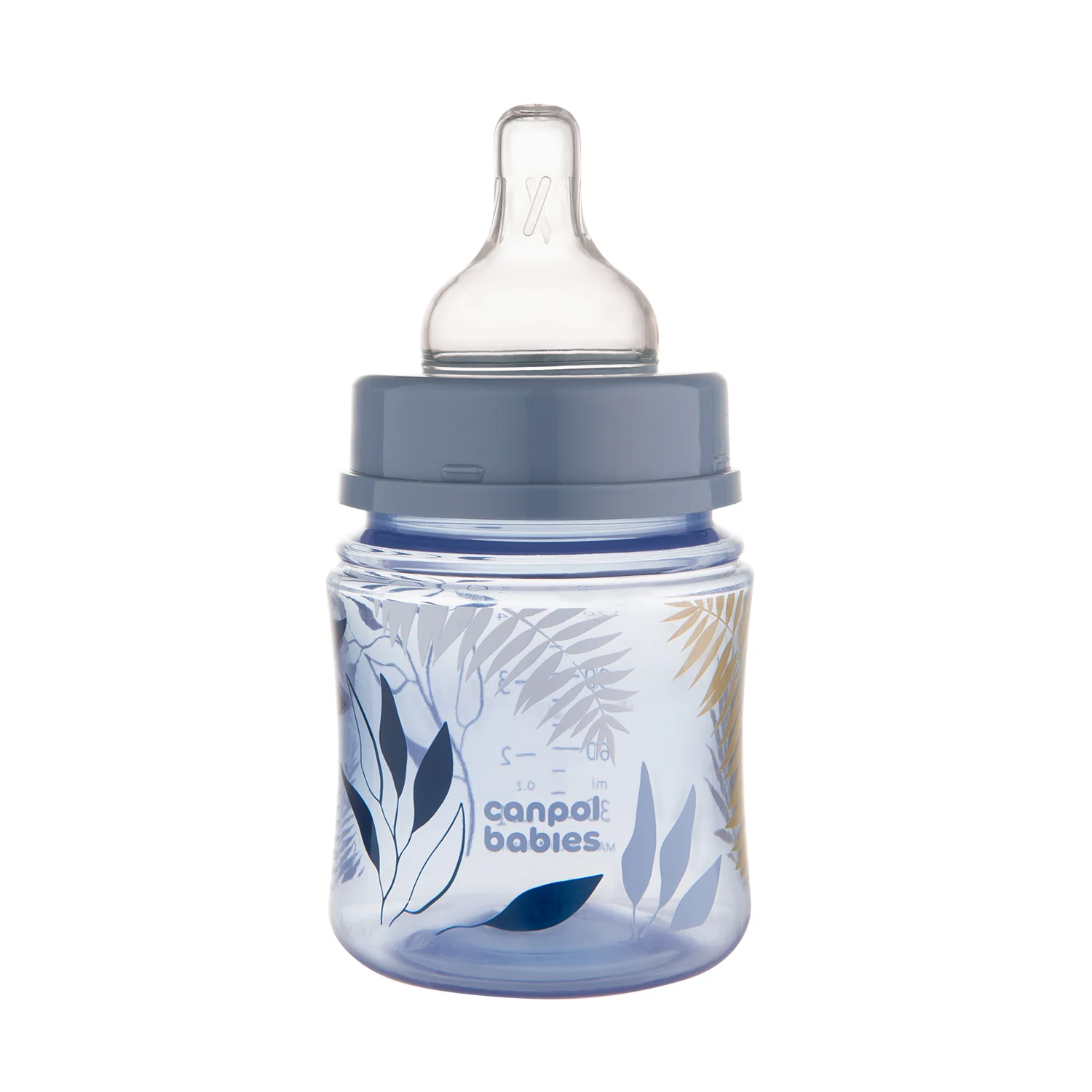 Canpol Babies EasyStart GOLD niebieska butelka antykolkowa 120 ml, 1 sztuka
