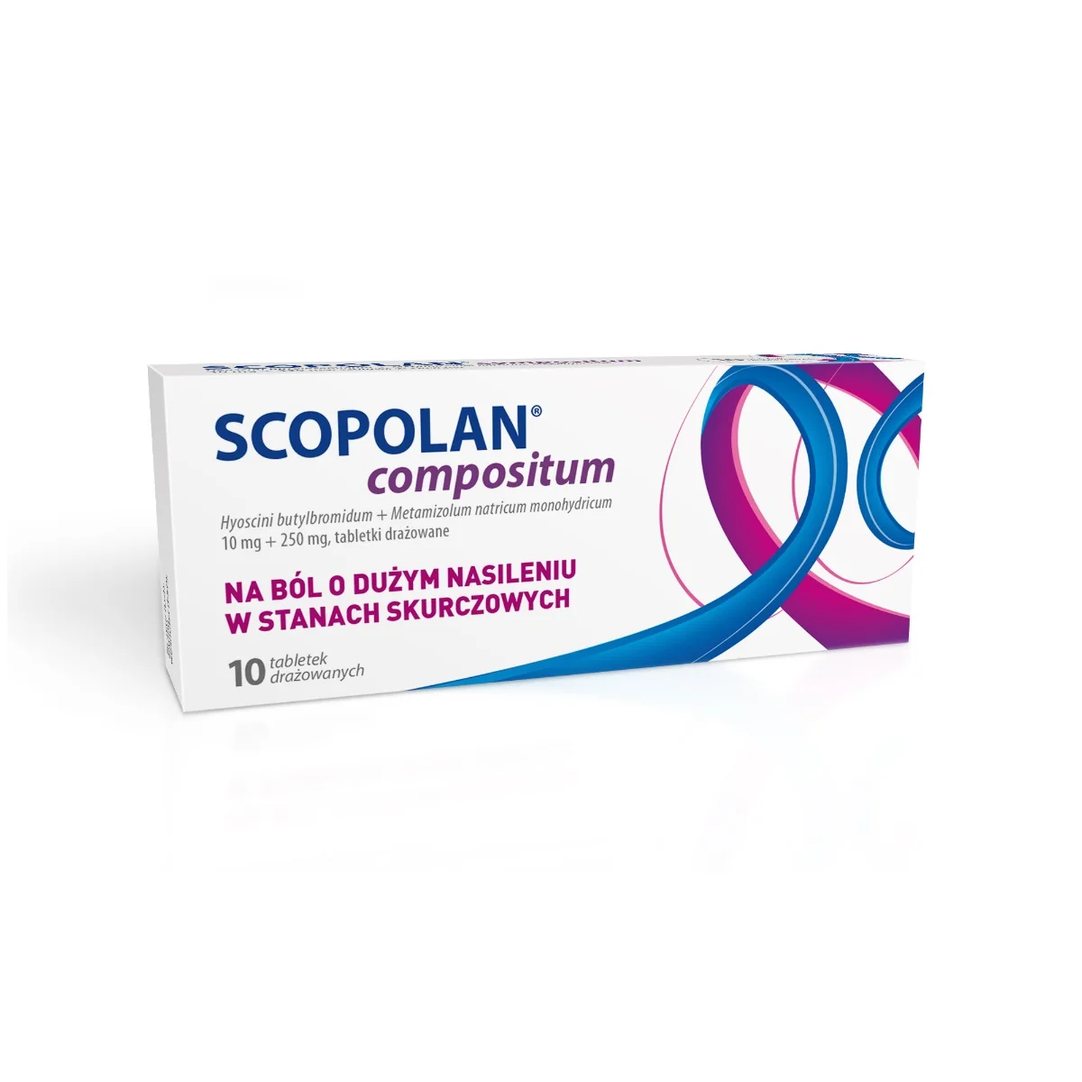 Scopolan compositum 0,01g+0,25g, 10 tabletek drażowanych