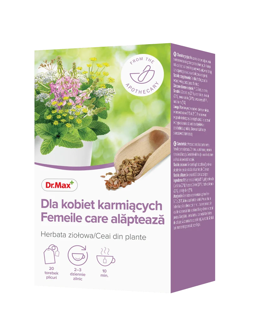 Dr.Max Dla Kobiet Karmiących herbatka ziołowa, 20 saszetek