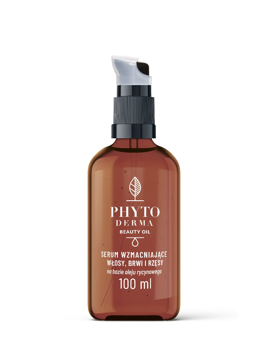PhytoDerma Beauty Oil serum wzmacniające włosy, brwi i rzęsy, 100 ml