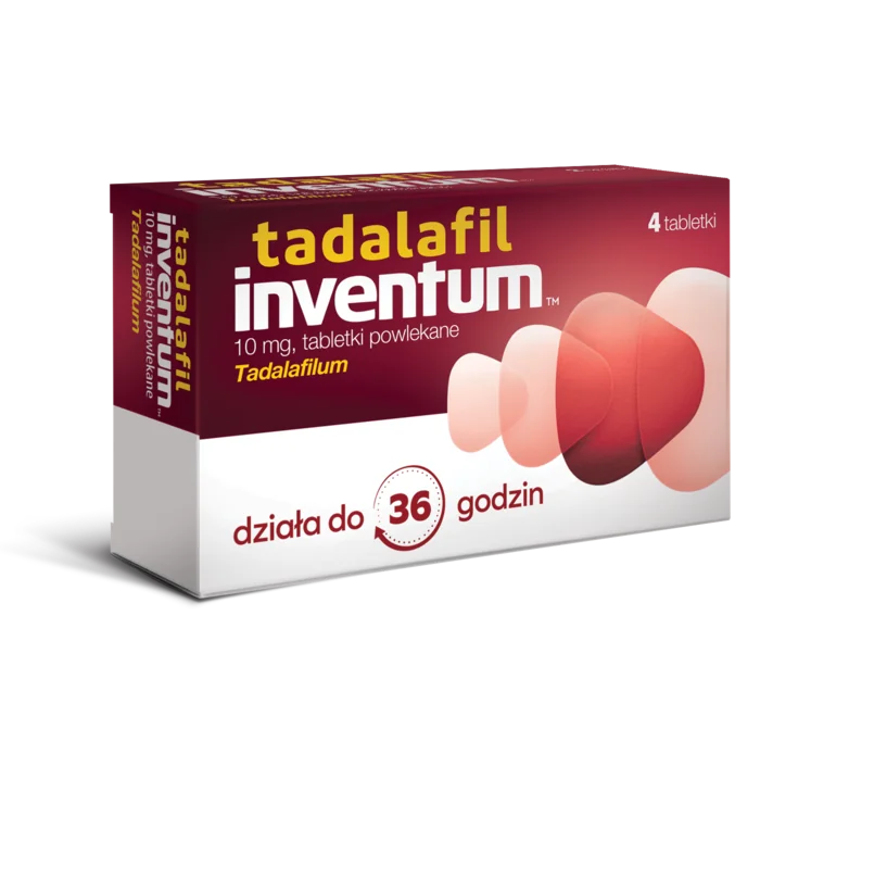 Tadalafil Inventum 10 mg 4 tabletki powlekane