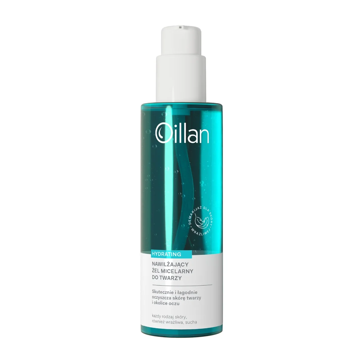 Oillan Hydrating nawilżający żel micelarny do twarzy, 200 ml