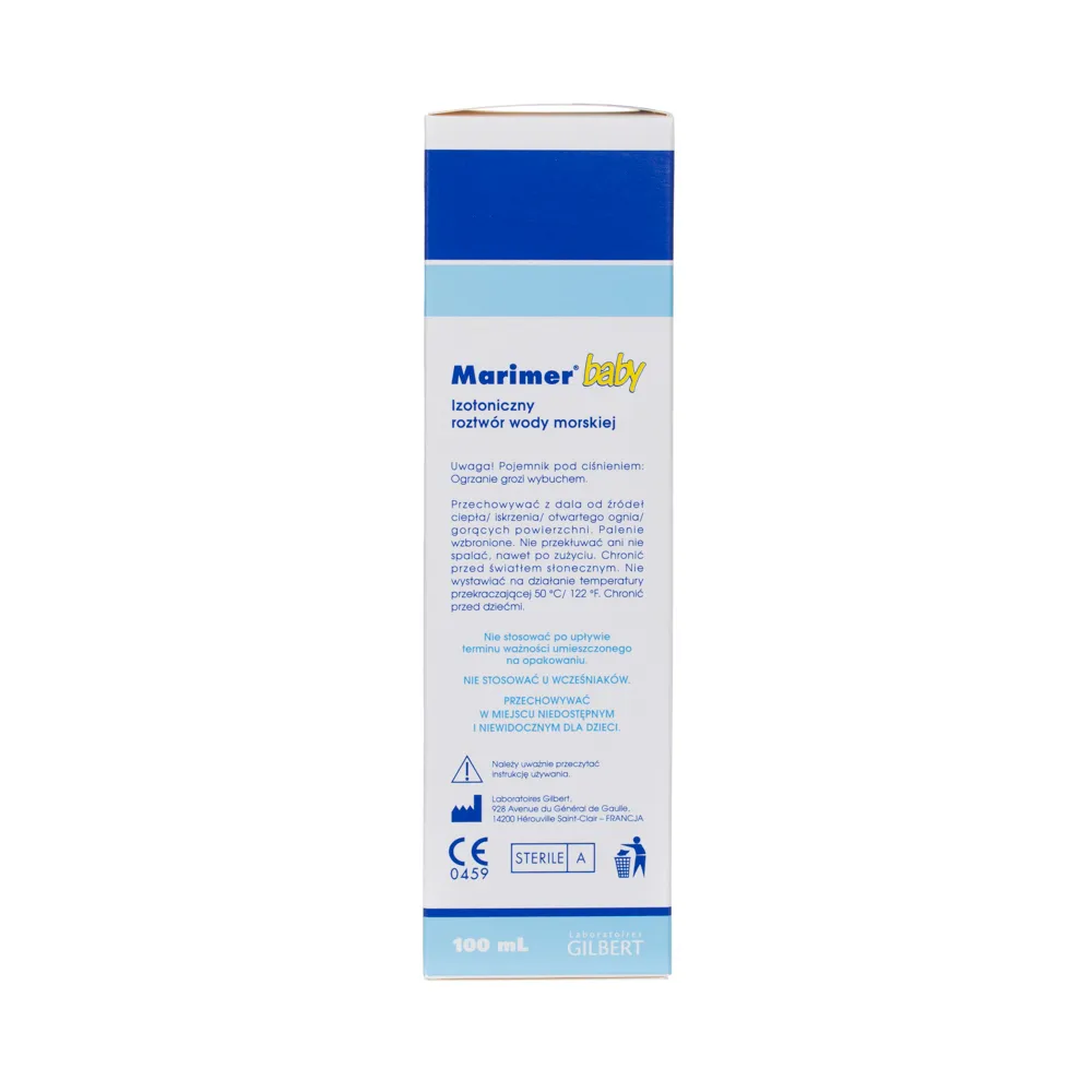Marimer Baby, izotoniczny roztwór wody morskiej, 100 ml 