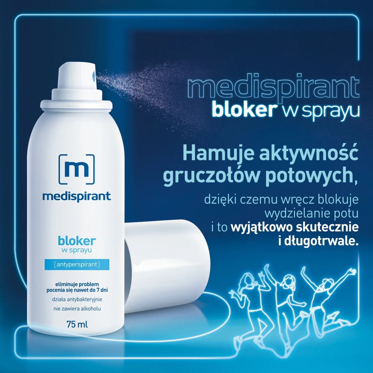 Medispirant bloker w sprayu, 75 ml