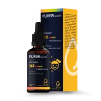 Pureo Health Witamina D3 Junior suplement diety krople, 30 ml