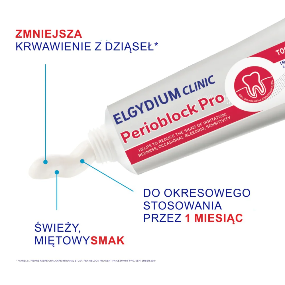 Elgydium Clinic Perioblock Pro pasta do zębów, 50 ml