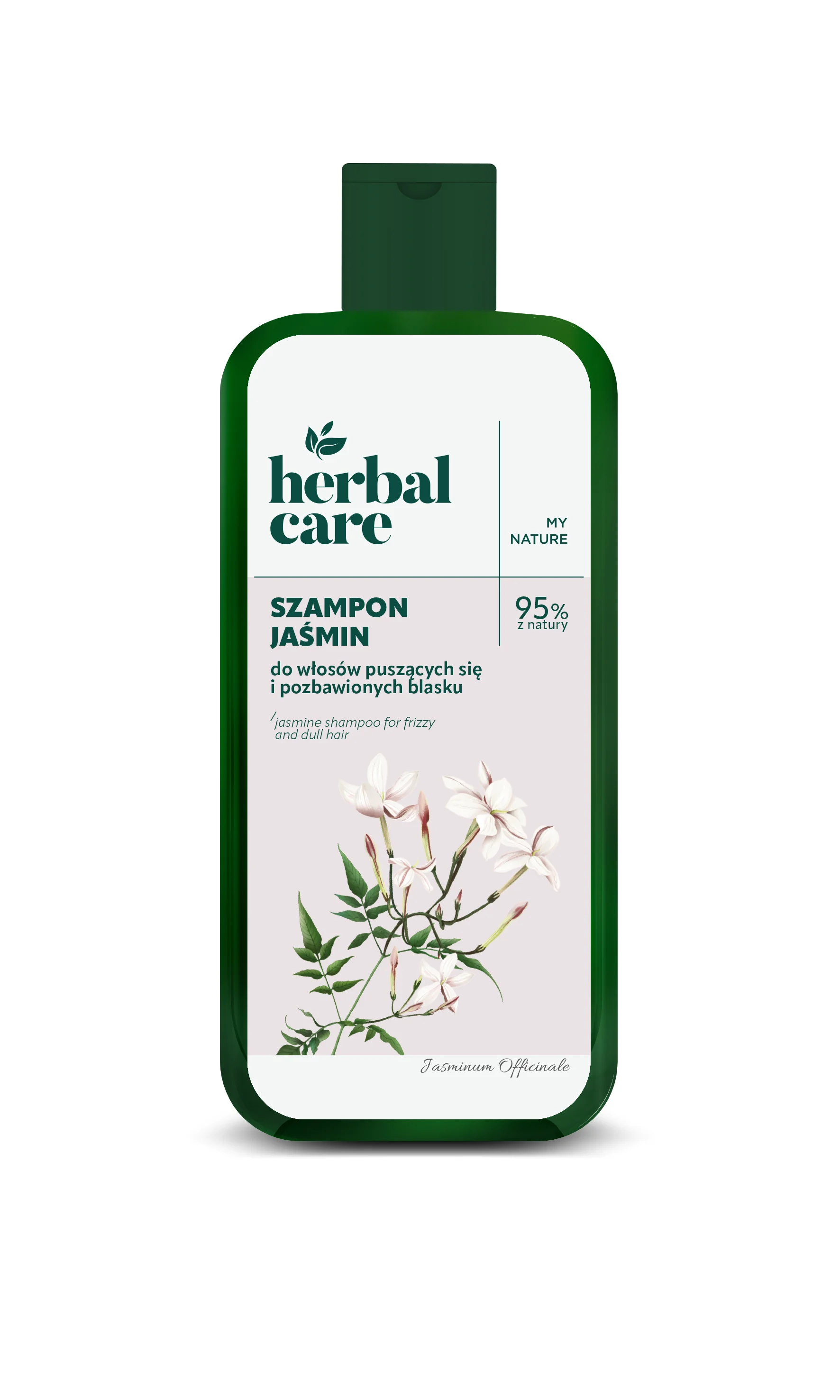 Herbal Care Jaśmin szampon do włosów puszących się, 330 ml