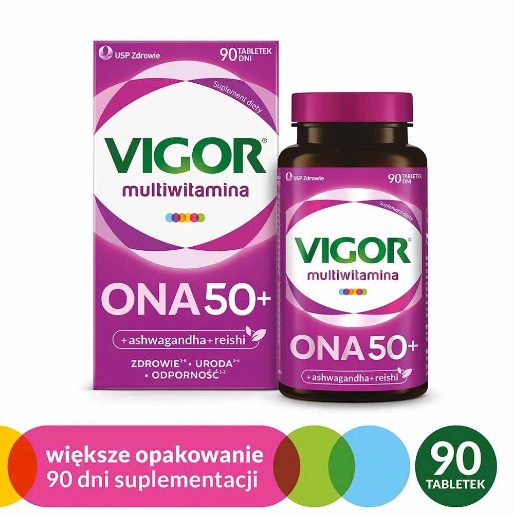 Vigor Multiwitamina ONA 50+ 90 tabletek