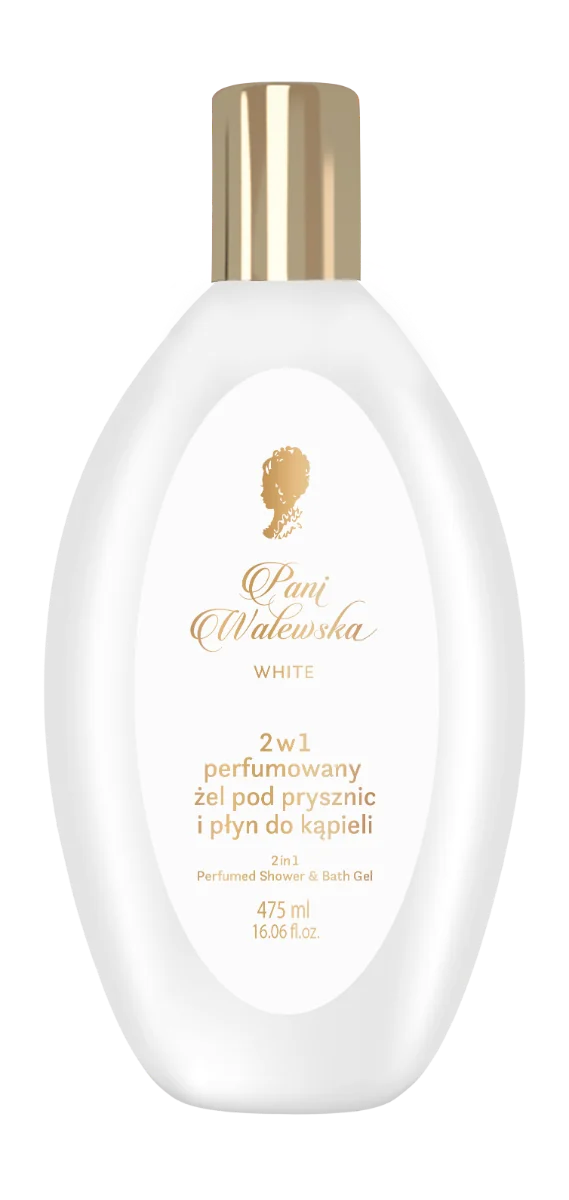 Pani Walewska White perfumowany żel pod prysznic 2 w 1, 475 ml
