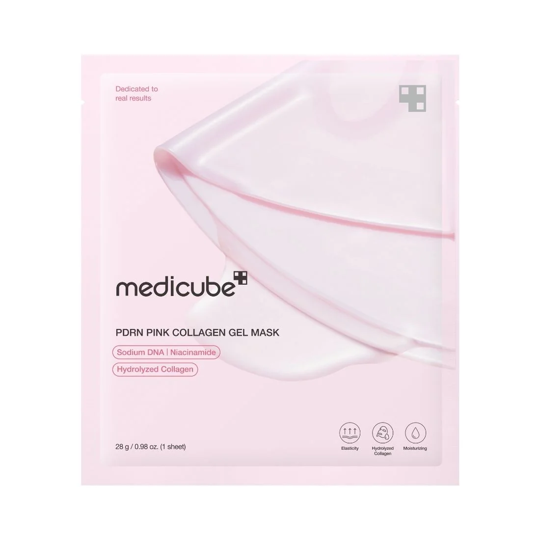 Medicube PDRN Pink Collagen Gel Mask hydrożelowa maska w płachcie, 28 g