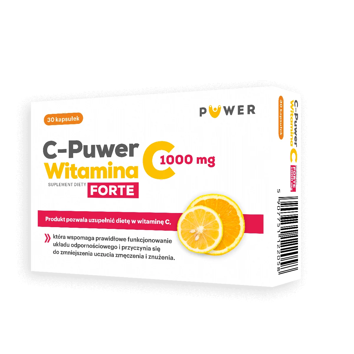 C-Puwer Witamina C Forte 1000 mg 30 kapsułek