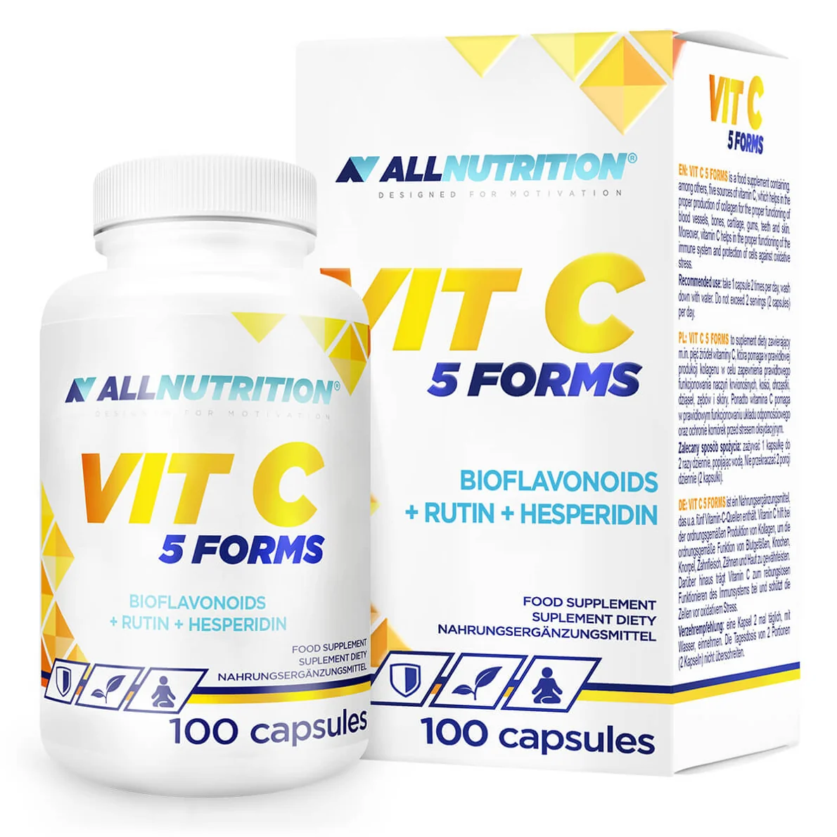 Allnutrition Vit C 5 Forms 100 kapsułek