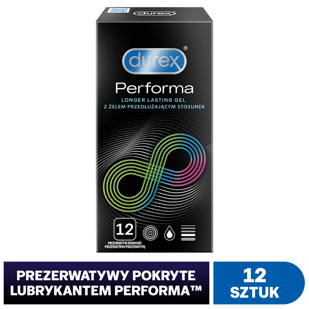 Durex Performa prezerwatywy, 12 szt.