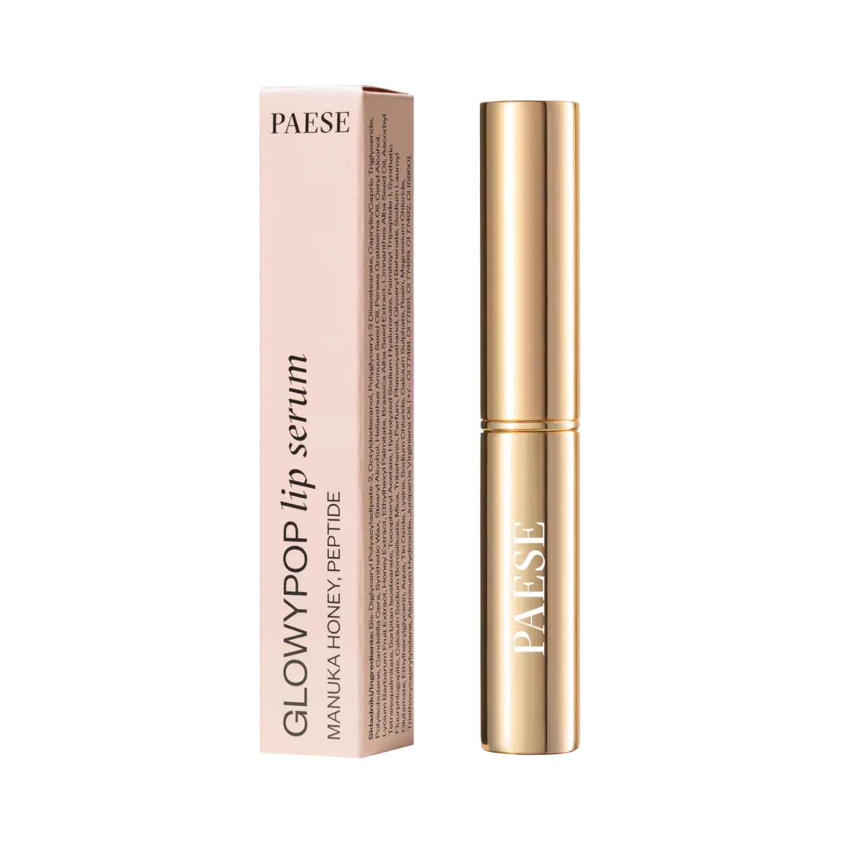 Paese GlowyPop Lip Serum regenerujące serum do ust Chocolate Swirl 505, 2,2 g