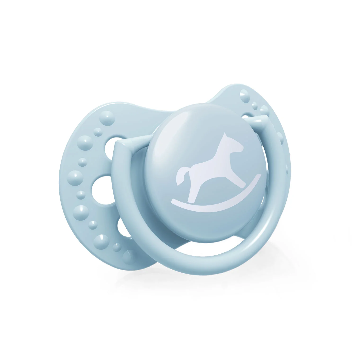 LOVI Smoczek silikonowy dynamiczny 0-2m Baby Shower Boy 2 sztuki
