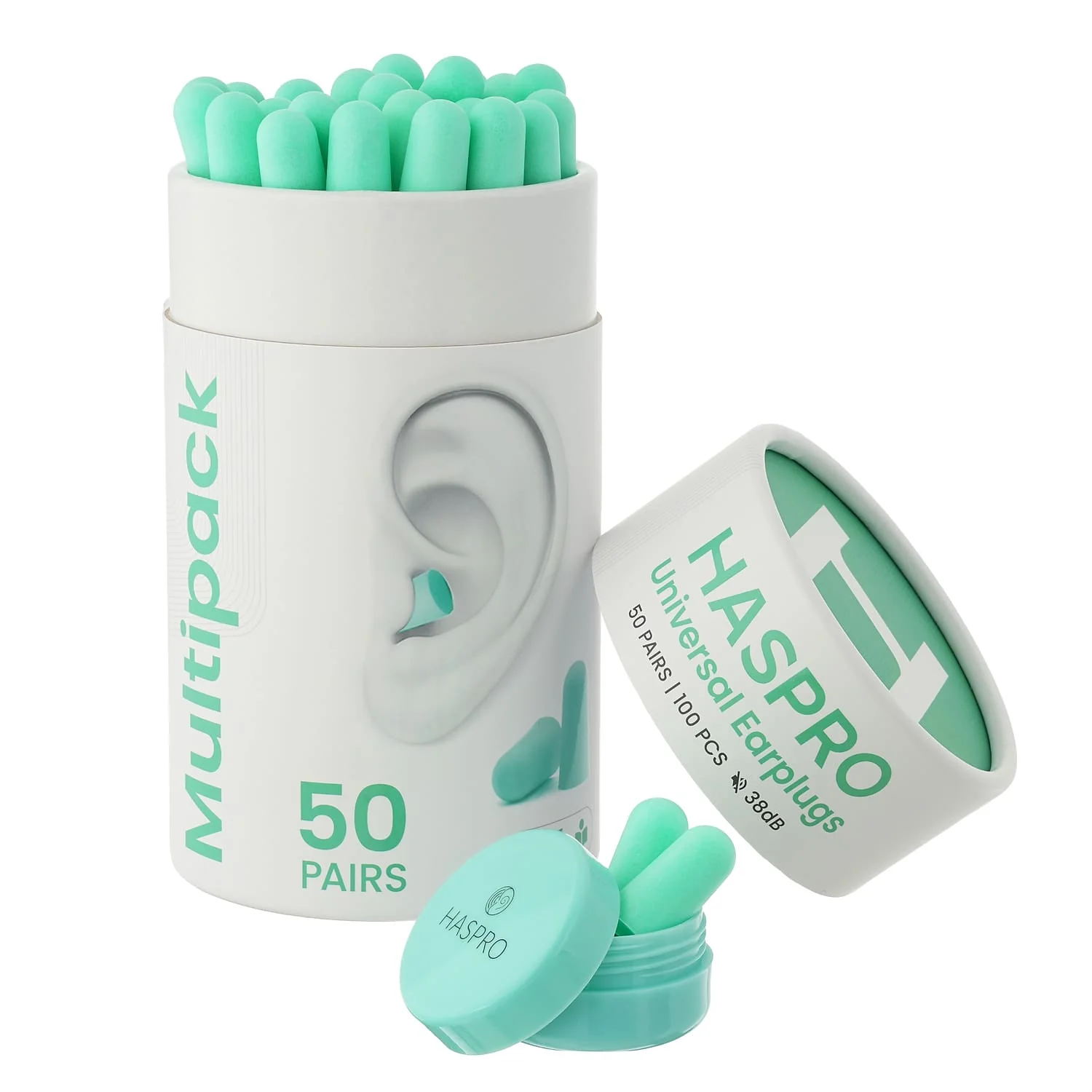 Haspro Tube50 stopery do uszu, 50 par