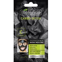 Bielenda Carbo Detox, maska węglowa do cery mieszanej i tłustej, 8 g