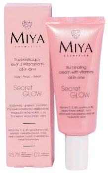 Miya Cosmetics SecretGLOW rozświetlający krem z witaminami all-in-one Miya Cosmetics SecretGLOW rozświetlający krem z witaminami all-in-one