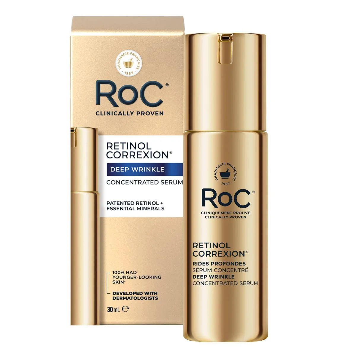 RoC Retinol Correxion® Wrinkle Correct serum do twarzy, 30 ml