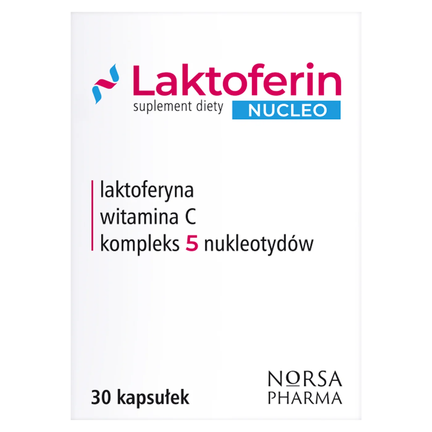 Norsa Pharma Laktoferin Nucleo 30 kapsułek