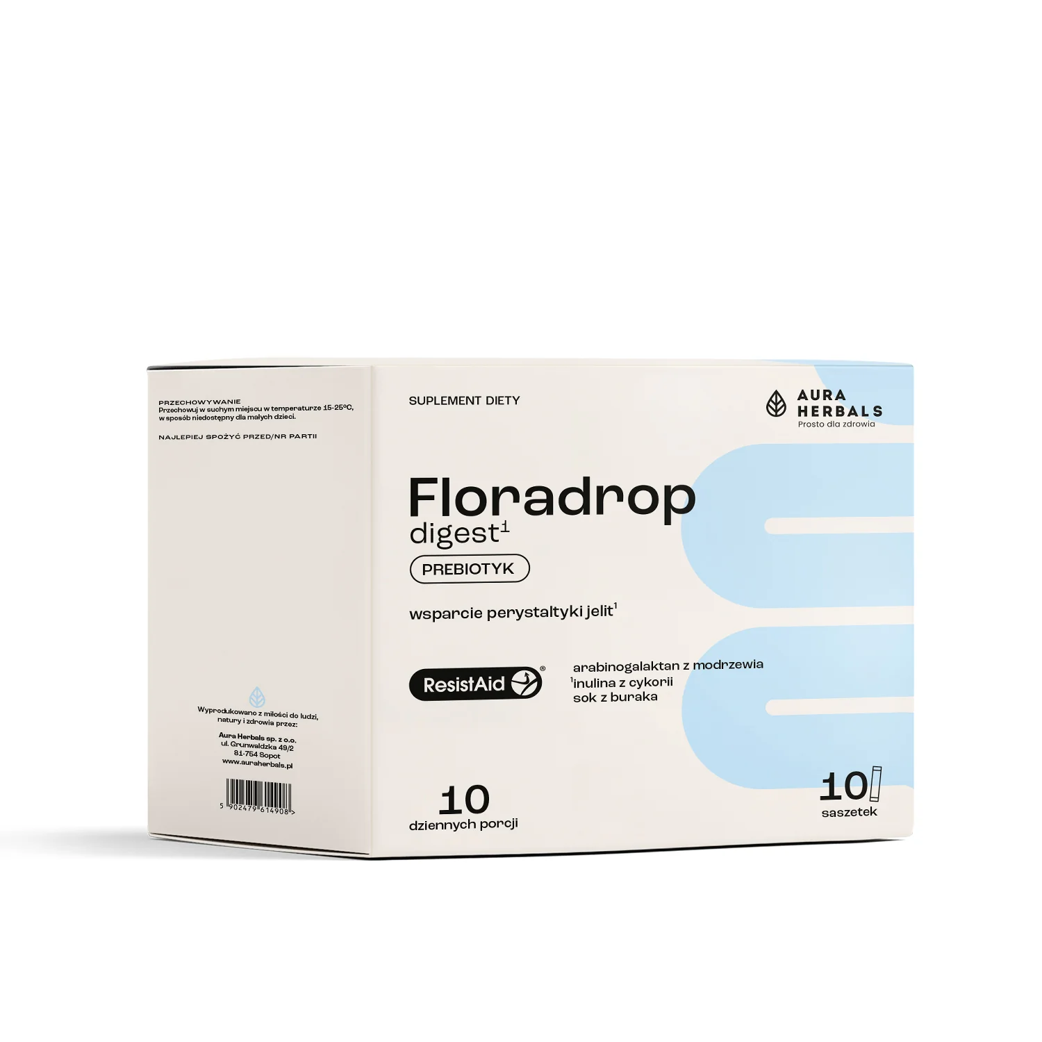 Aura Herbals Floradrop digest Prebiotyk 10 saszetek