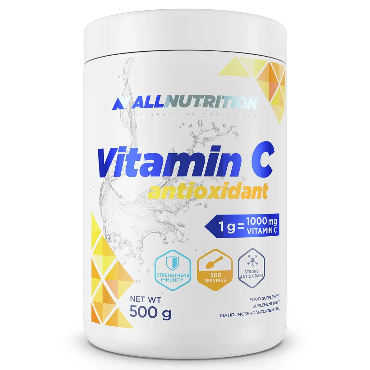 Allnutrition Witamina C antioxidant proszek, suplement diety, 500 g