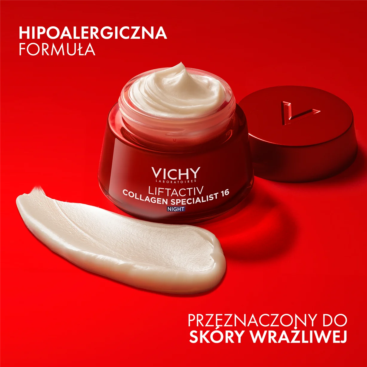 Vichy Liftactiv Collagen Specialist Noc przeciwzmarszczkowy krem na noc, 50 ml