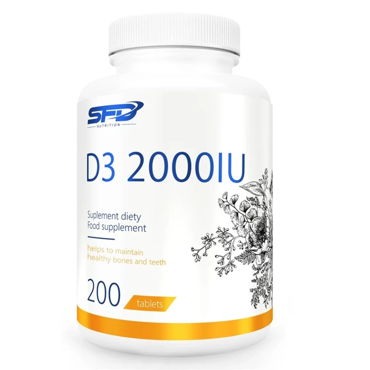 SFD Witamina D3 2000 UI 200 szt.