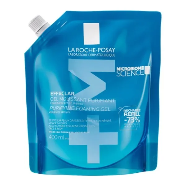La Roche-Posay Effaclar żel oczyszczający do skóry tłustej i wrażliwej (refill) 400 ml