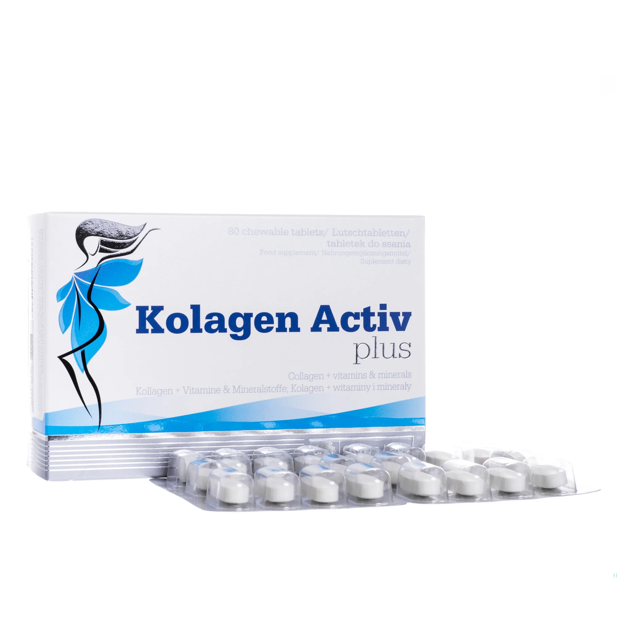 Olimp Kolagen Activ Plus suplement diety, 80 tabletek do ssania