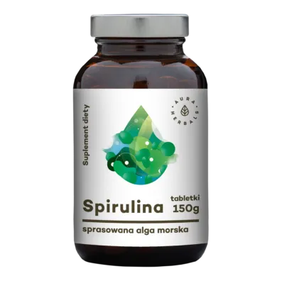 Aura Herbals, Spirulina, suplement diety, 150 g